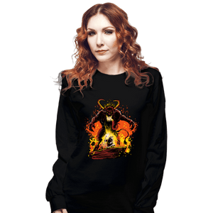 Daily_Deal_Shirts Long Sleeve Shirts, Unisex / Small / Black You Shall Not Pass, Krampus!