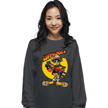 Load image into Gallery viewer, Daily_Deal_Shirts Long Sleeve Shirts, Unisex / Small / Charcoal Luffy Duck
