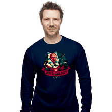 Load image into Gallery viewer, Daily_Deal_Shirts Long Sleeve Shirts, Unisex / Small / Navy Joy To The Galaxy
