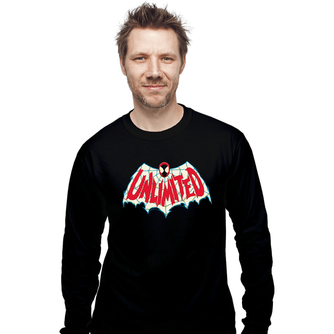 Secret_Shirts Long Sleeve Shirts, Unisex / Small / Black Unlimited Spider