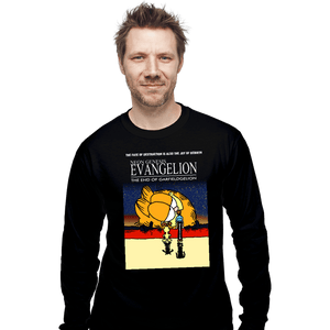 Daily_Deal_Shirts Long Sleeve Shirts, Unisex / Small / Black End Of Neon Genesis Garfieldgelion