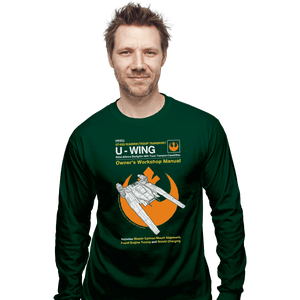 Secret_Shirts Long Sleeve Shirts, Unisex / Small / Forest U-Wing Manual