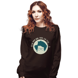 Shirts Long Sleeve Shirts, Unisex / Small / Dark Chocolate Moss Emergency