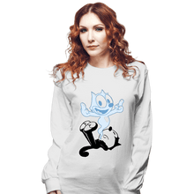 Load image into Gallery viewer, Secret_Shirts Long Sleeve Shirts, Unisex / Small / White RIP The Cat
