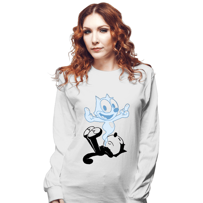 Secret_Shirts Long Sleeve Shirts, Unisex / Small / White RIP The Cat
