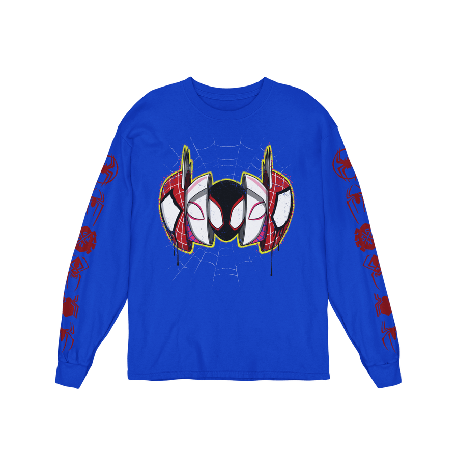 Daily_Deal_Shirts Long Sleeve Shirts, Unisex / Small / Royal Blue Rebel Spiders