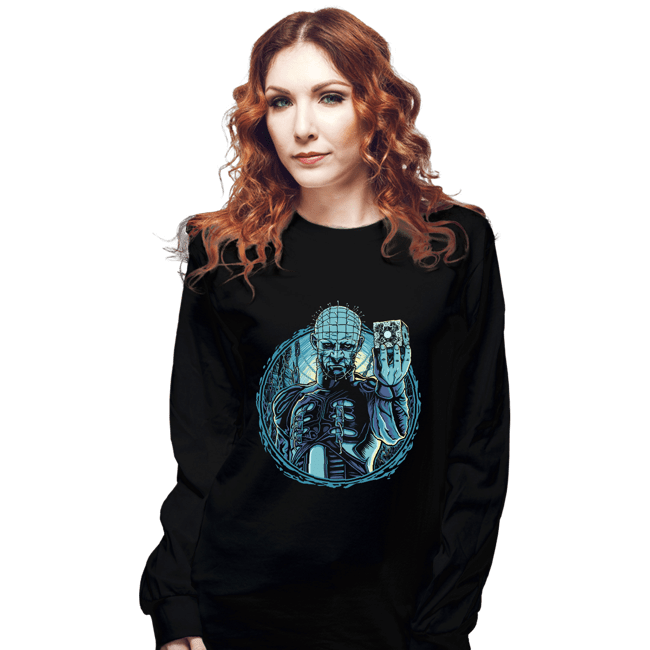 Daily_Deal_Shirts Long Sleeve Shirts, Unisex / Small / Black The Hell Priest