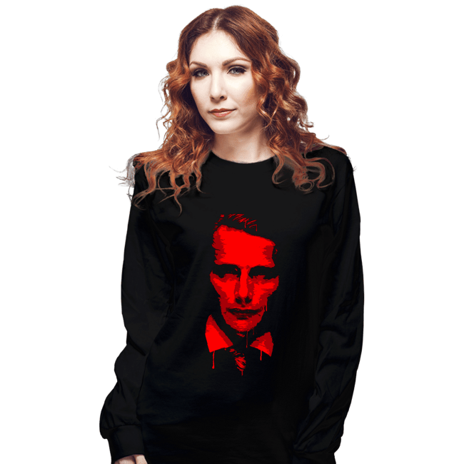Secret_Shirts Long Sleeve Shirts, Unisex / Small / Black The Red Cannibal