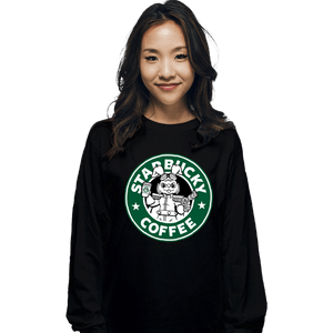 Shirts Long Sleeve Shirts, Unisex / Small / Black Starbucky Coffee