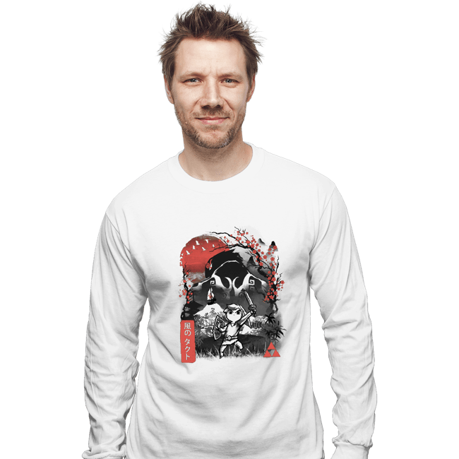 Daily_Deal_Shirts Long Sleeve Shirts, Unisex / Small / White Sumie Waker
