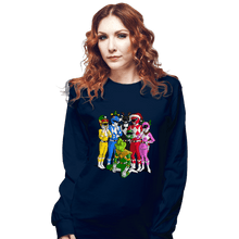 Load image into Gallery viewer, Daily_Deal_Shirts Long Sleeve Shirts, Unisex / Small / Navy Grinch Rangers
