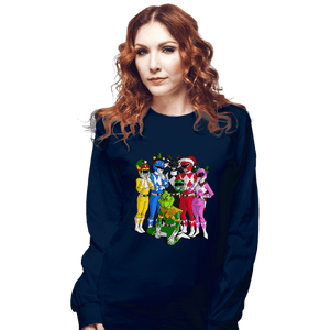 Daily_Deal_Shirts Long Sleeve Shirts, Unisex / Small / Navy Grinch Rangers