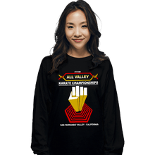 Load image into Gallery viewer, Daily_Deal_Shirts Long Sleeve Shirts, Unisex / Small / Black All Valley Karate
