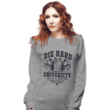 Load image into Gallery viewer, Daily_Deal_Shirts Long Sleeve Shirts, Unisex / Small / Sports Grey Die Hard University
