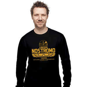 Secret_Shirts Long Sleeve Shirts, Unisex / Small / Black Nostromo