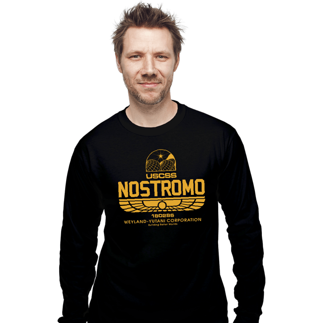 Secret_Shirts Long Sleeve Shirts, Unisex / Small / Black Nostromo
