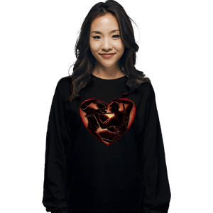 Daily_Deal_Shirts Long Sleeve Shirts, Unisex / Small / Black Love To Fight