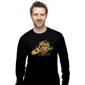 Daily_Deal_Shirts Long Sleeve Shirts, Unisex / Small / Black Bowser the Hutt