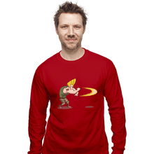 Load image into Gallery viewer, Shirts Long Sleeve Shirts, Unisex / Small / Red Sonic Bravo
