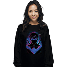 Load image into Gallery viewer, Daily_Deal_Shirts Long Sleeve Shirts, Unisex / Small / Black Glitch Nightwing

