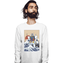 Load image into Gallery viewer, Shirts Long Sleeve Shirts, Unisex / Small / White Gundam Kanagawa
