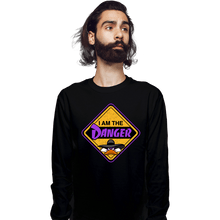 Load image into Gallery viewer, Daily_Deal_Shirts Long Sleeve Shirts, Unisex / Small / Black Danger Warning
