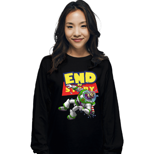 Shirts Long Sleeve Shirts, Unisex / Small / Black End Of Story