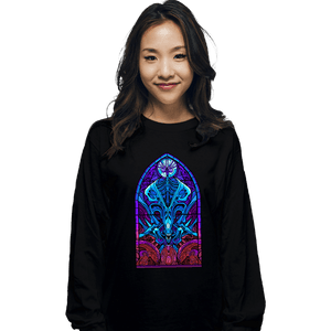 Daily_Deal_Shirts Long Sleeve Shirts, Unisex / Small / Black Temple Of Creation