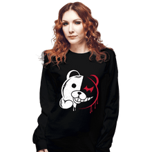 Load image into Gallery viewer, Shirts Long Sleeve Shirts, Unisex / Small / Black Kuma Despair
