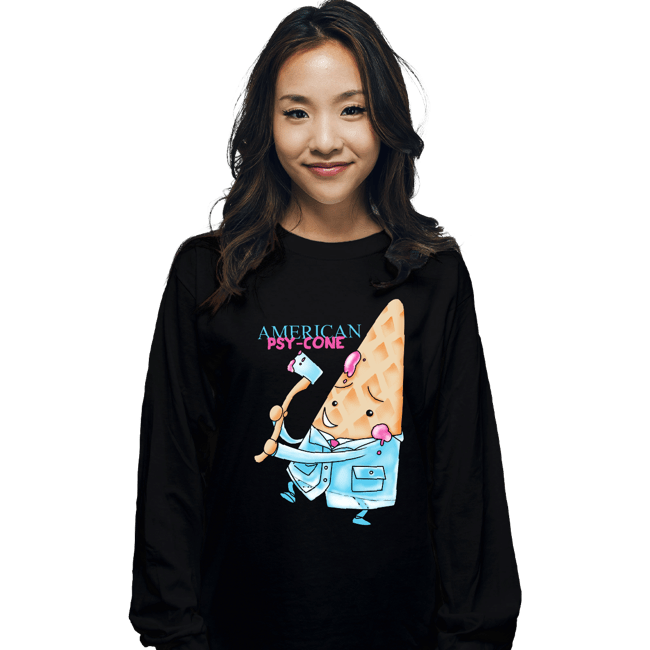Secret_Shirts Long Sleeve Shirts, Unisex / Small / Black Psy Cone