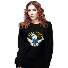 Load image into Gallery viewer, Shirts Long Sleeve Shirts, Unisex / Small / Black Stay Puft
