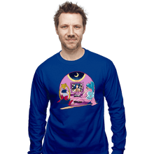 Load image into Gallery viewer, Daily_Deal_Shirts Long Sleeve Shirts, Unisex / Small / Royal Blue Anime At Home
