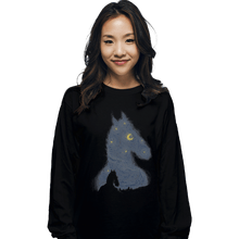 Load image into Gallery viewer, Shirts Long Sleeve Shirts, Unisex / Small / Black Hollywoo Starry Night
