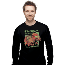 Load image into Gallery viewer, Shirts Long Sleeve Shirts, Unisex / Small / Black S-Head
