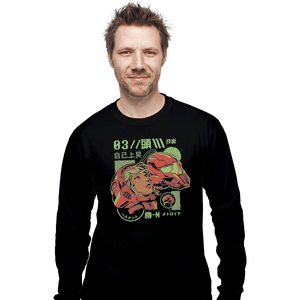 Shirts Long Sleeve Shirts, Unisex / Small / Black S-Head