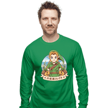 Load image into Gallery viewer, Shirts Long Sleeve Shirts, Unisex / Small / Irish Green Mask Collector
