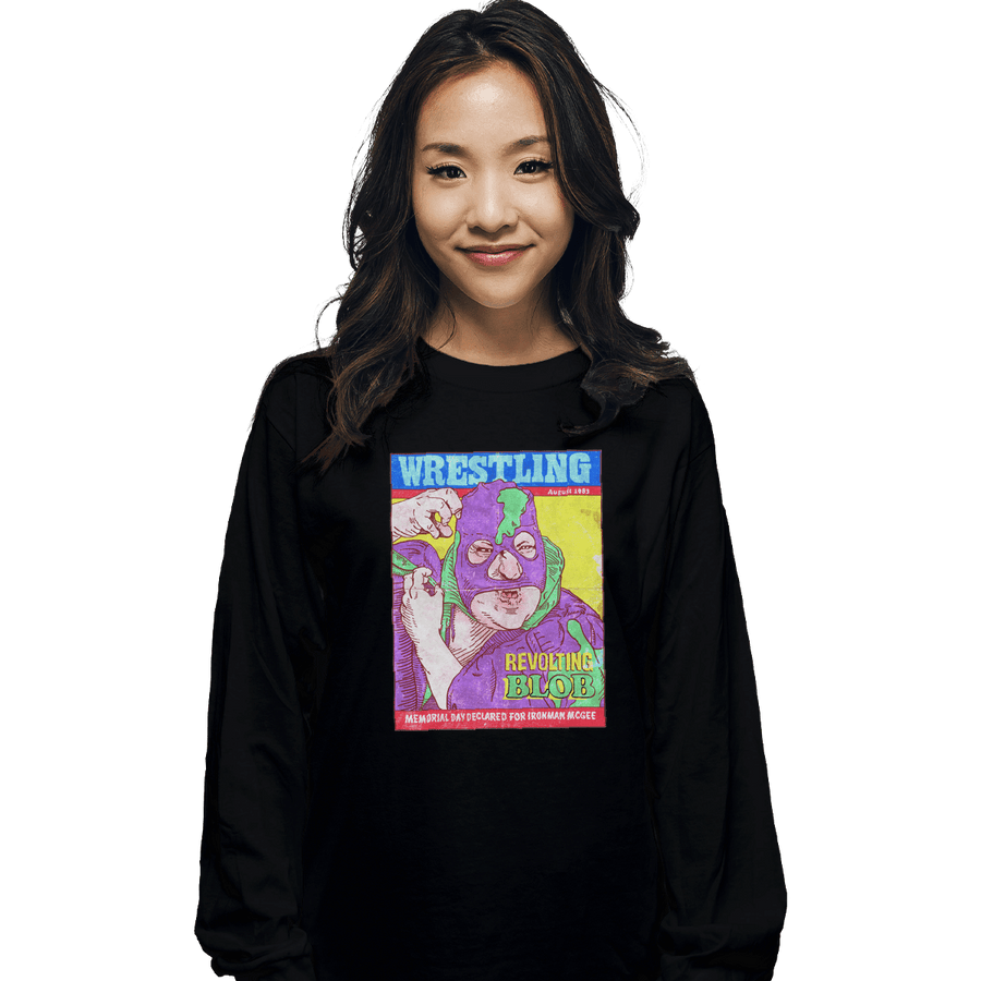 Shirts Long Sleeve Shirts, Unisex / Small / Black Revolting Blob