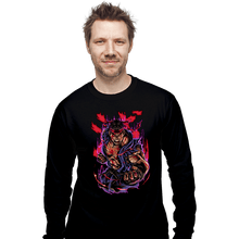 Load image into Gallery viewer, Daily_Deal_Shirts Long Sleeve Shirts, Unisex / Small / Black Evil Ryu Fighter
