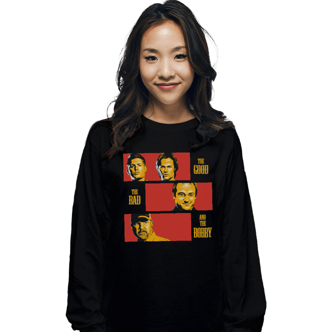 Shirts Long Sleeve Shirts, Unisex / Small / Black The Good The Bad And The Bobby