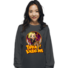 Load image into Gallery viewer, Shirts Long Sleeve Shirts, Unisex / Small / Charcoal Tiffany Valentine
