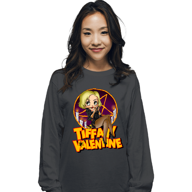 Shirts Long Sleeve Shirts, Unisex / Small / Charcoal Tiffany Valentine