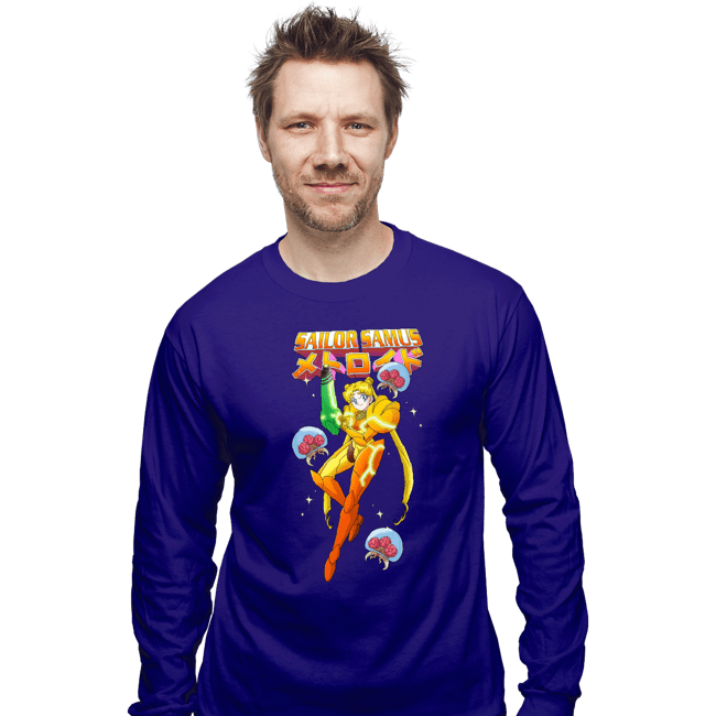 Secret_Shirts Long Sleeve Shirts, Unisex / Small / Violet Sailor Samus