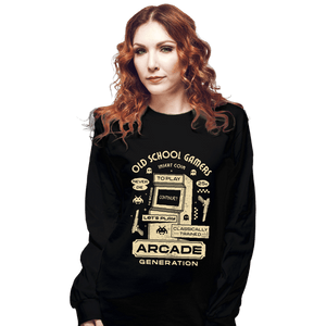 Shirts Long Sleeve Shirts, Unisex / Small / Black Arcade Gamers