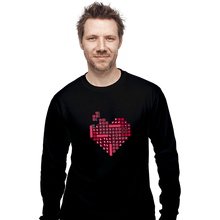 Load image into Gallery viewer, Daily_Deal_Shirts Long Sleeve Shirts, Unisex / Small / Black Retro Love

