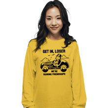 Load image into Gallery viewer, Daily_Deal_Shirts Long Sleeve Shirts, Unisex / Small / Gold Mean Uncle Pennybags
