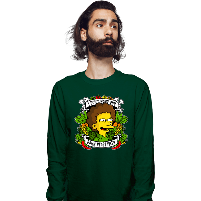 Daily_Deal_Shirts Long Sleeve Shirts, Unisex / Small / Forest Darn Veggies