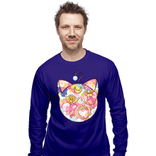 Load image into Gallery viewer, Shirts Long Sleeve Shirts, Unisex / Small / Violet Magical Silhouettes - Luna P
