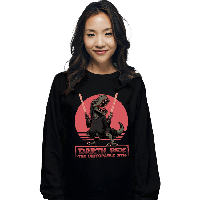 Daily_Deal_Shirts Long Sleeve Shirts, Unisex / Small / Black Darth Rex