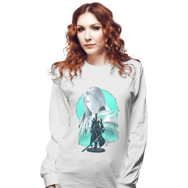 Daily_Deal_Shirts Long Sleeve Shirts, Unisex / Small / White Silver-Haired SOLDIER