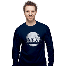 Load image into Gallery viewer, Shirts Long Sleeve Shirts, Unisex / Small / Navy Future Matata
